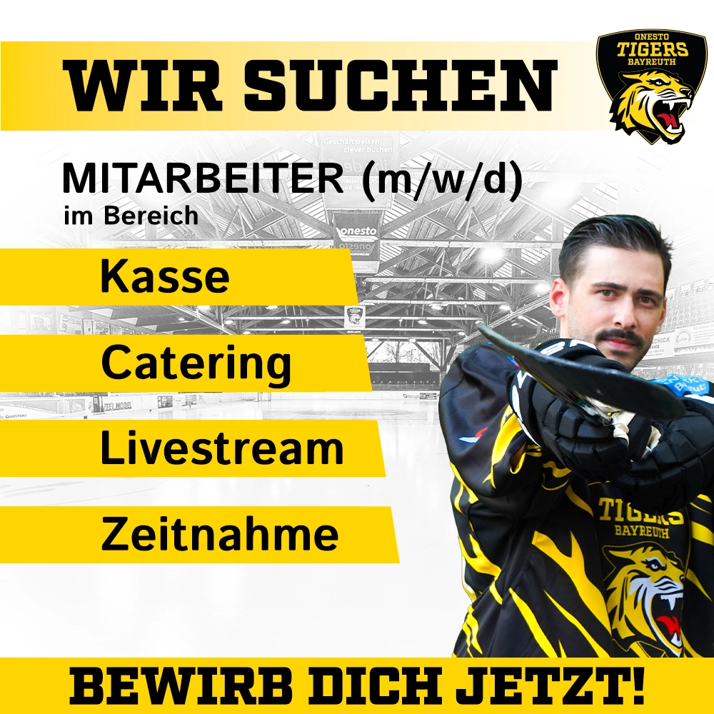 Wir suchen Mitarbeiter (m/w/d) in den Bereichen Kasse, Catering, Livestream und Zeitnahme