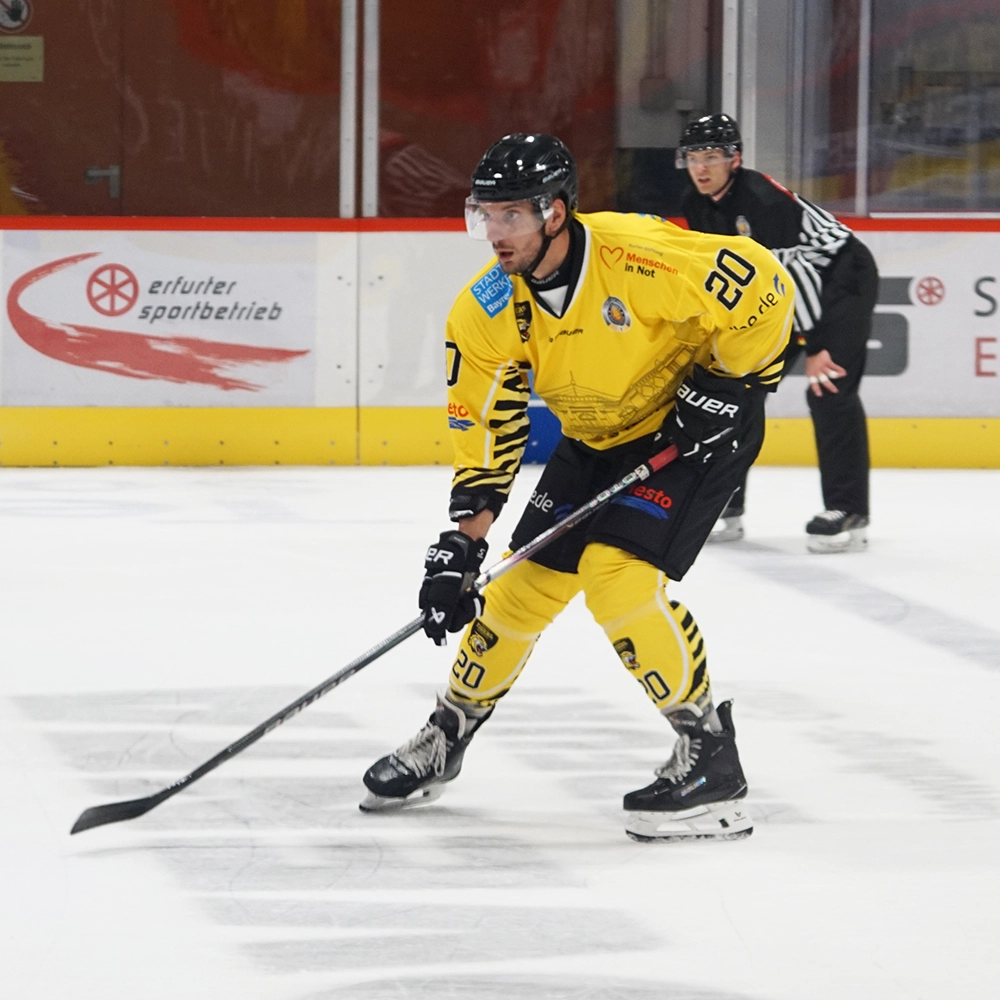 Adam Schusser beim Spiel gegen die TecArt Black Dragons