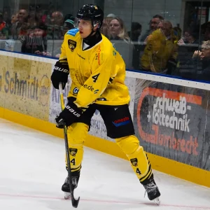 Jannis Hüserich beim Spiel gegen die Höchstadt Alligators