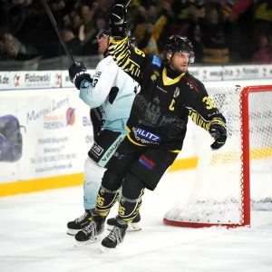 Sam Verelst beim Spiel gegen die Lindau Islanders