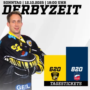 Beitragsgrafik zum aktuellen Vorverkauf gegen die Selber Wölfe
