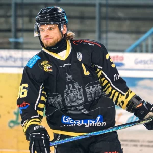 Sam Verelst im Spiel gegen die EV Lindau Islanders