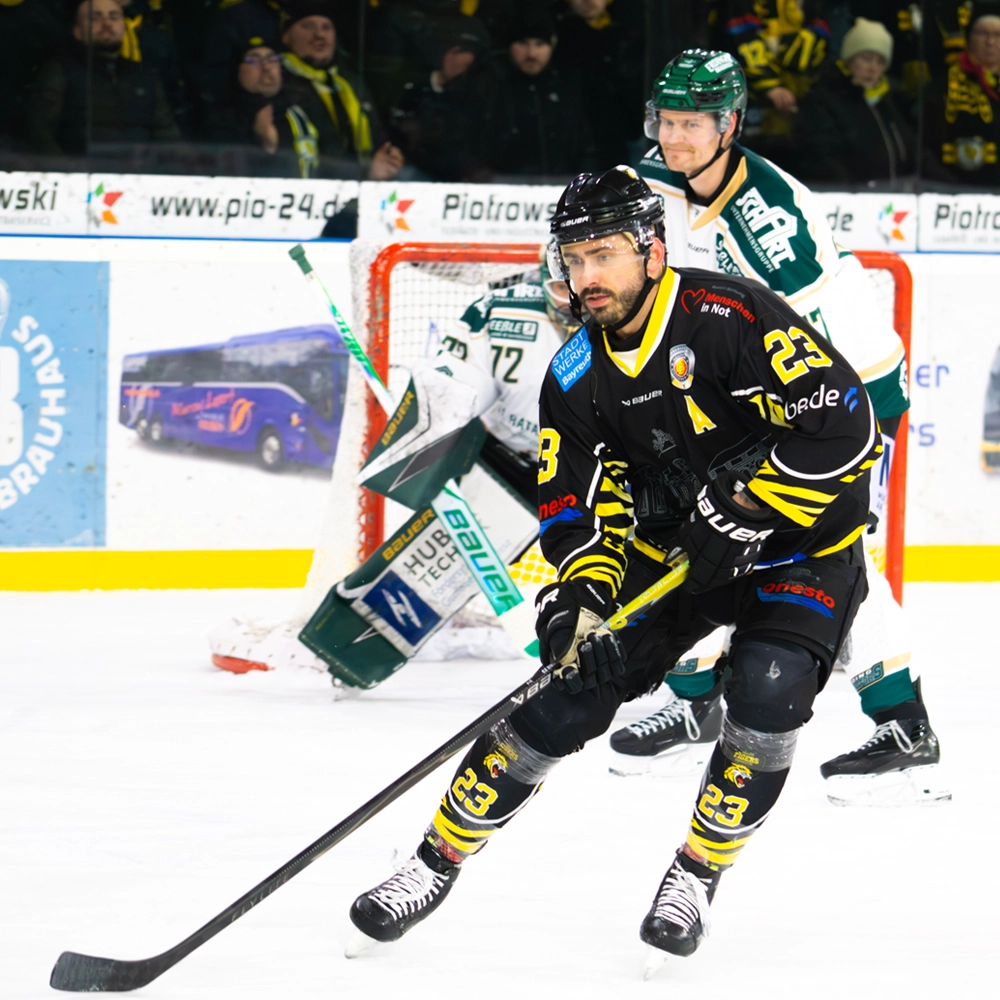 Aidan Brown im Spiel gegen die Erding Gladiators