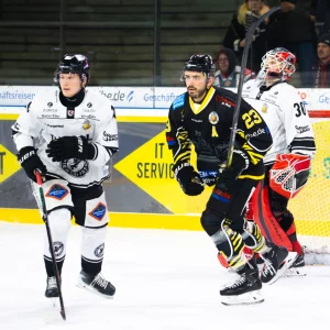 Aidan Brown beim Spiel gegen die Passau Black Hawks